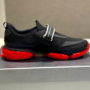 Prada Cloudbust Thunder Sneakers | Black/Red | Men’s Size 8.5